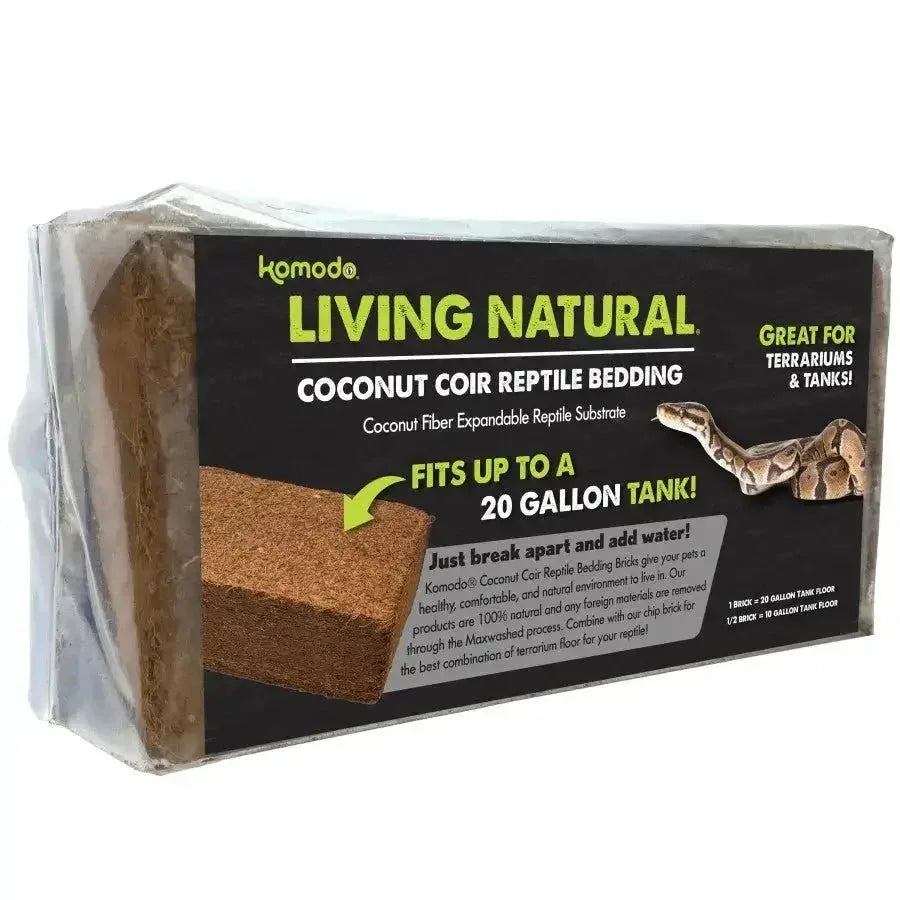 Komodo Living Natural Coconut Coir Reptile Bedding Brick - Talis Us