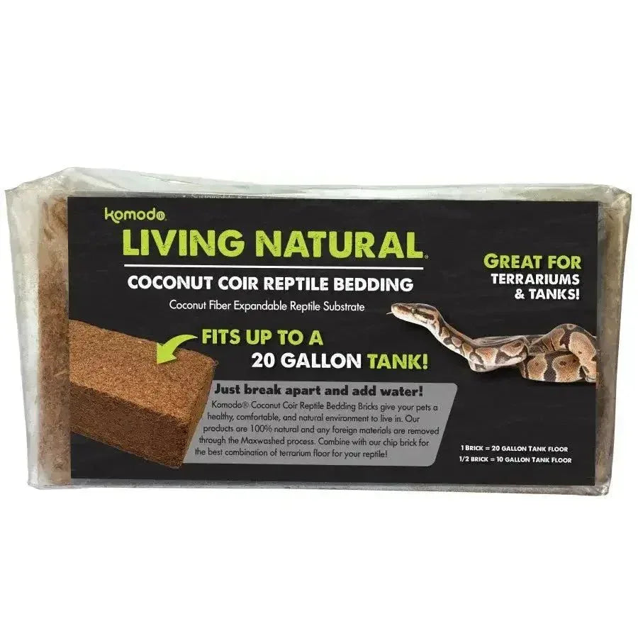 Komodo Living Natural Coconut Coir Reptile Bedding Brick - Talis Us