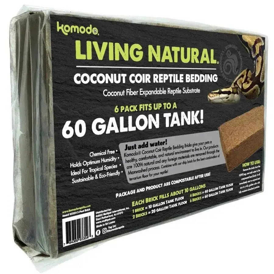 Komodo Living Natural Coconut Coir Reptile Bedding Brick - Talis Us
