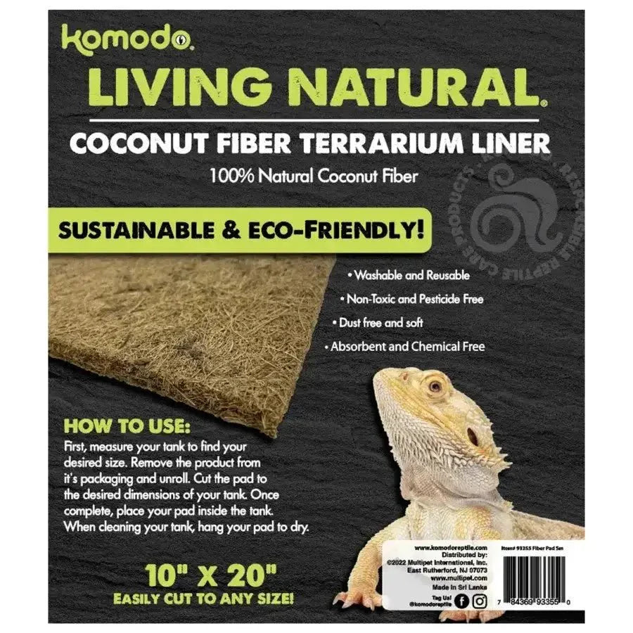 Komodo Living Natural Coconut Fiber Terrarium Liner - Talis Us