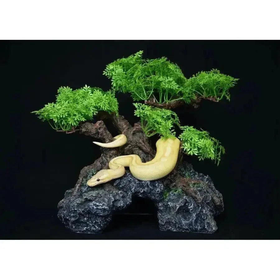 Komodo Terrarium Bonsai Tree with Hide Reptile Habitat Decor 18 in - Talis Us