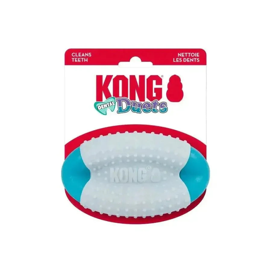 KONG Duets Dental Football Dog Toy - Talis Us
