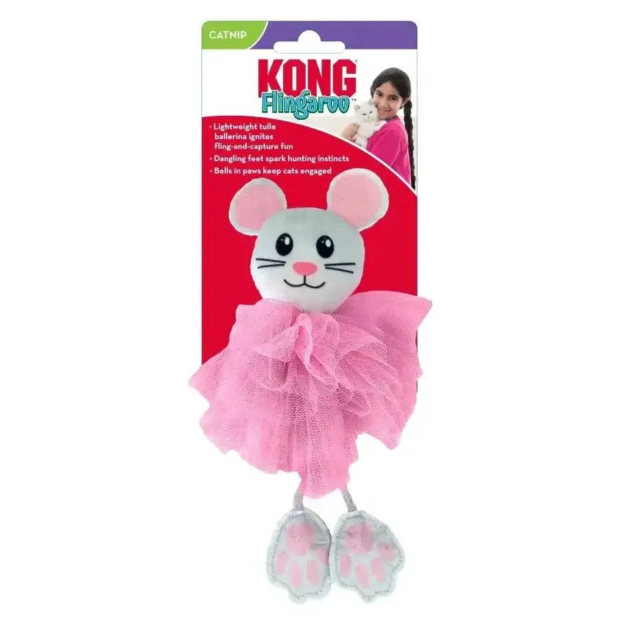 KONG Flingaroo Tutu Cat Toy Assorted - Talis Us