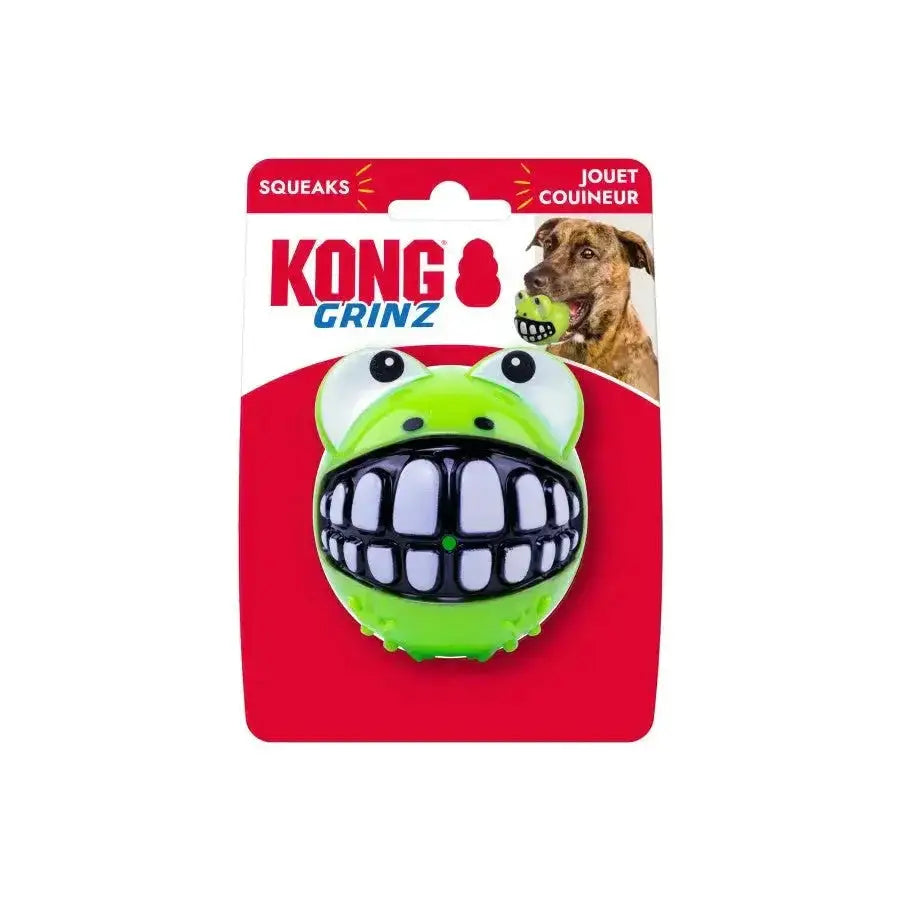 KONG Grinz Frog Dog Toy - Talis Us