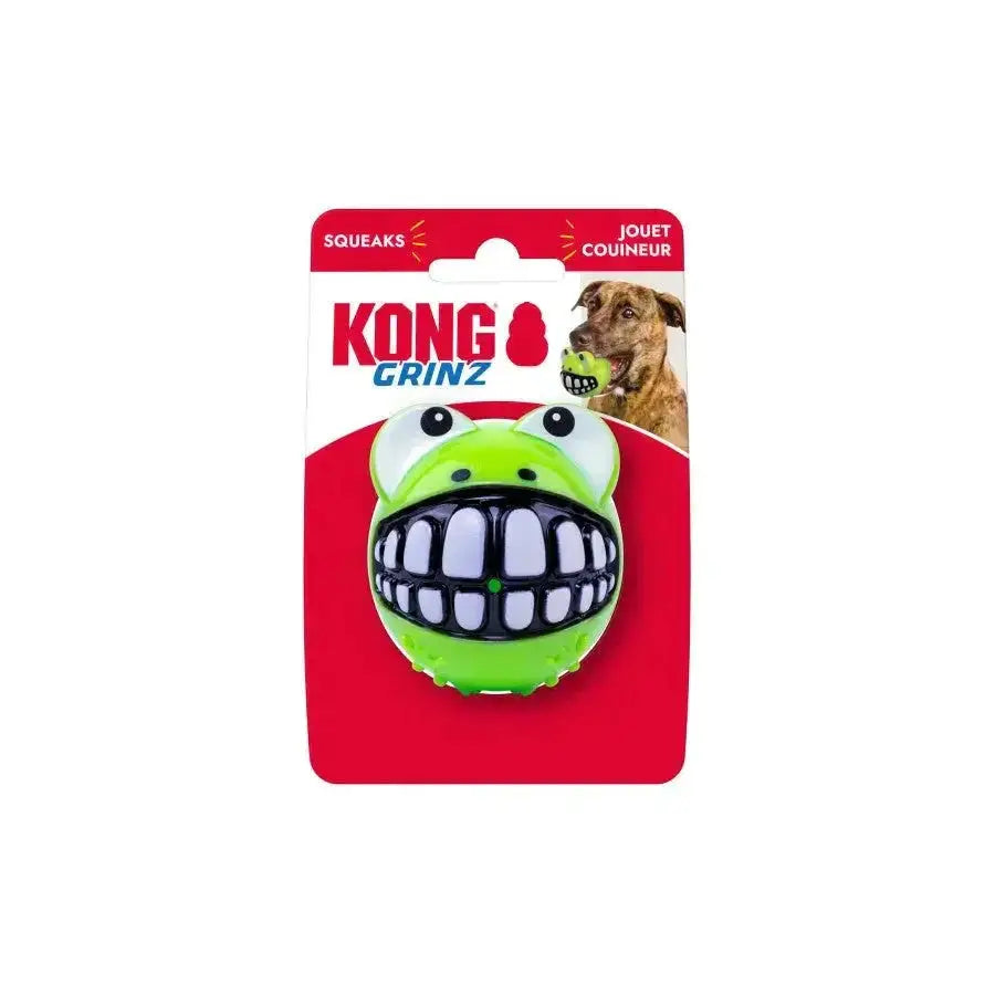 KONG Grinz Frog Dog Toy - Talis Us