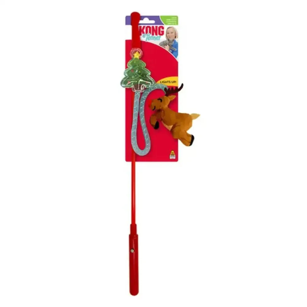 KONG Holiday Teaser Light - Up Reindeer - Talis Us