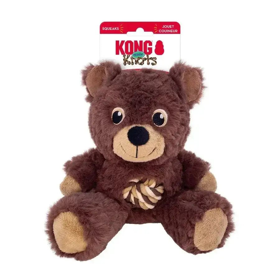 KONG Knots Teddy Dog Toy Assorted - Talis Us