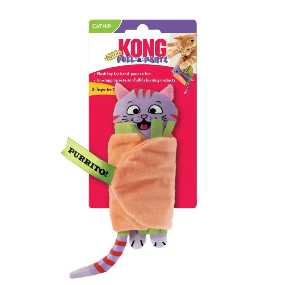 KONG Pull - A - Partz™ Purrito Cat Toy - Talis Us