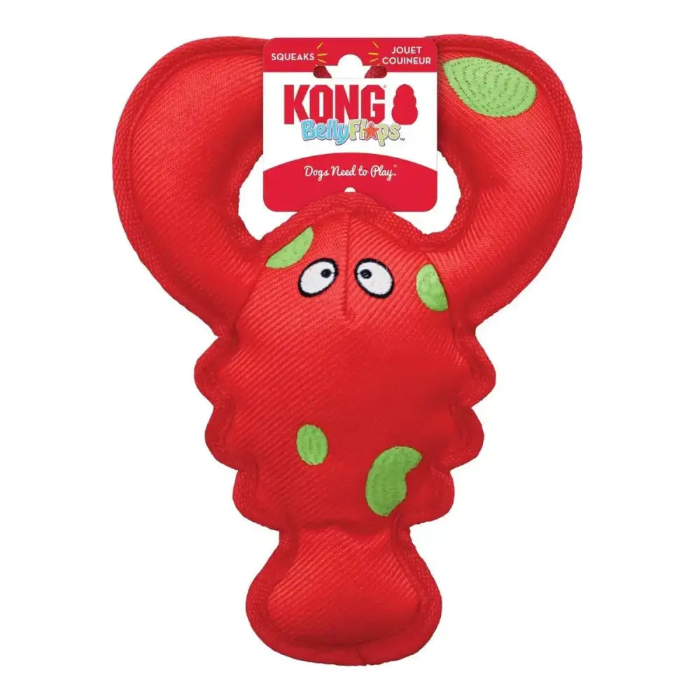KONG® Belly Flops Lobster Dog Enrichment Toy - Talis Us