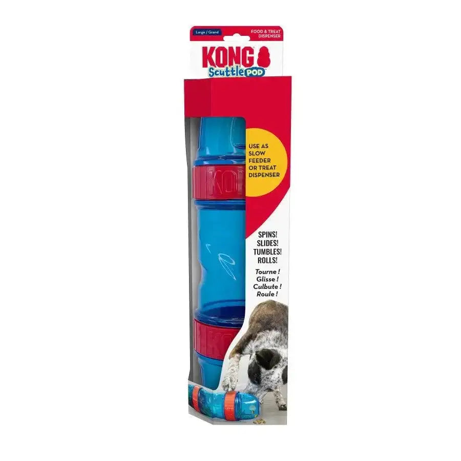 KONG Scuttle Pod Treat Dispenser Dog Toy - Talis Us
