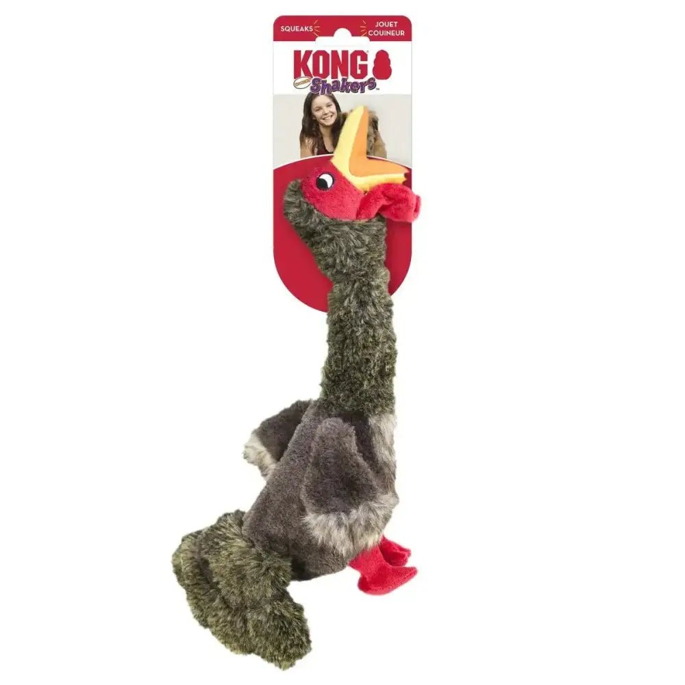 KONG Shakers Honkers Turkey Dog Plush Toy Large - Talis Us