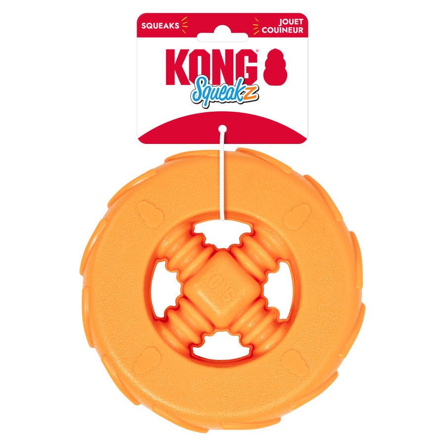 KONG Squeakz Wheel Dog Toy for Interactive Play - Talis Us