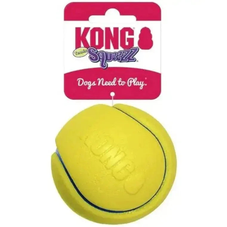 KONG Squeezz Tennis Ball for Dogs Assorted Colors - Talis Us