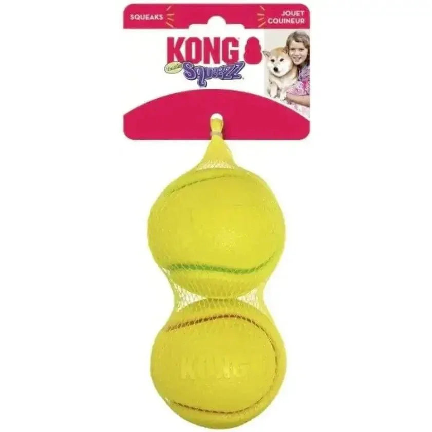 KONG Squeezz Tennis Ball for Dogs Assorted Colors - Talis Us