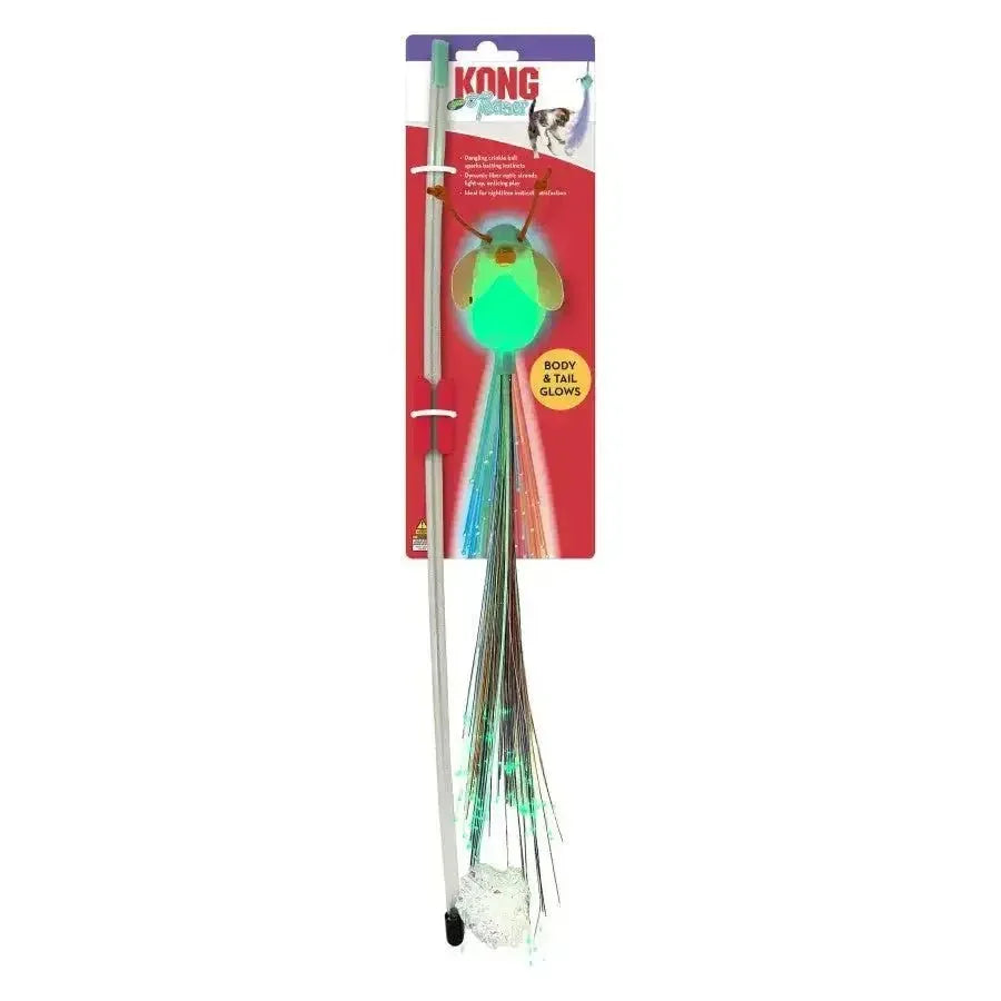 KONG Teaser Glow Firefly Cat Toy - Talis Us