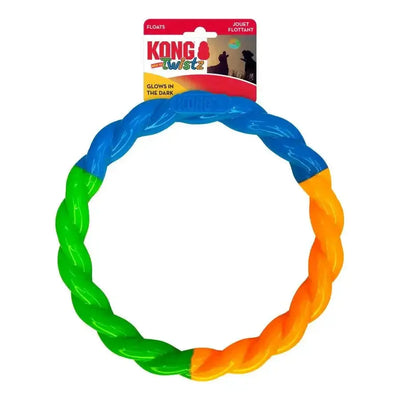 KONG Twistz High - Viz Ring Dog Toy Assorted - Talis Us