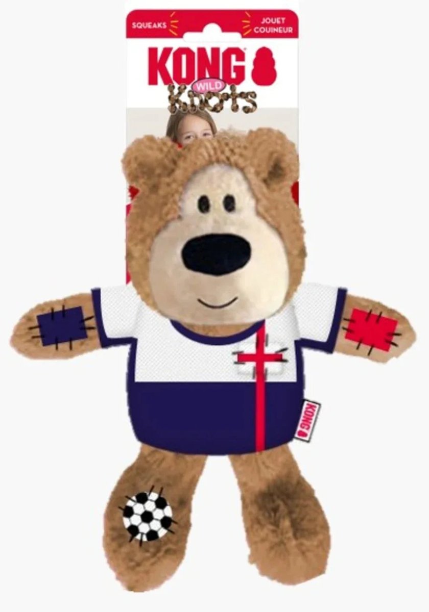 KONG Wild Knots Sport Bear Dog Toy - Medium Size for Dogs - Talis Us