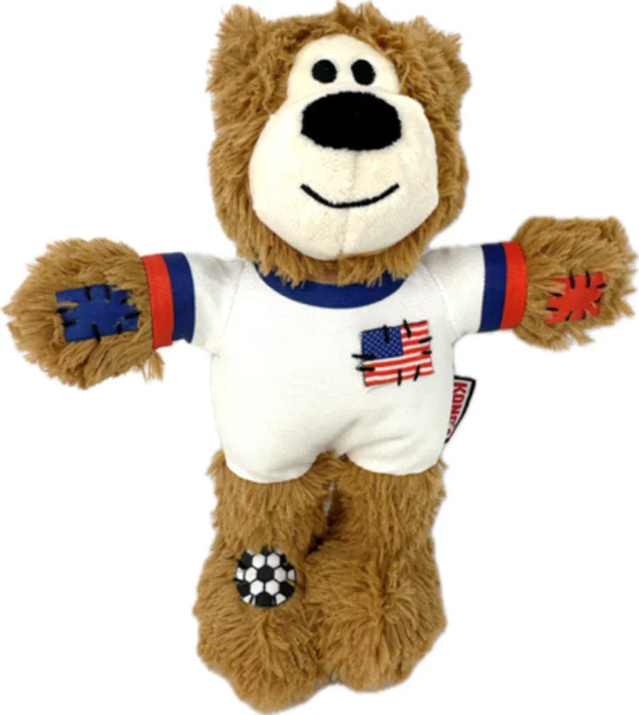 KONG Wild Knots Sport Bear Dog Toy - Medium Size for Dogs - Talis Us