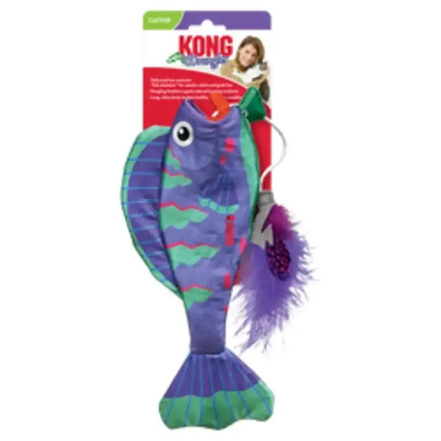 KONG Wrangler Angler Fish Cat Toy - Talis Us