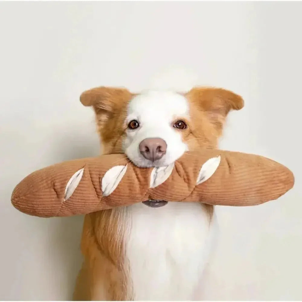 Lambwolf Collective Baguette Squeaky Interactive Dog Toys - Talis Us