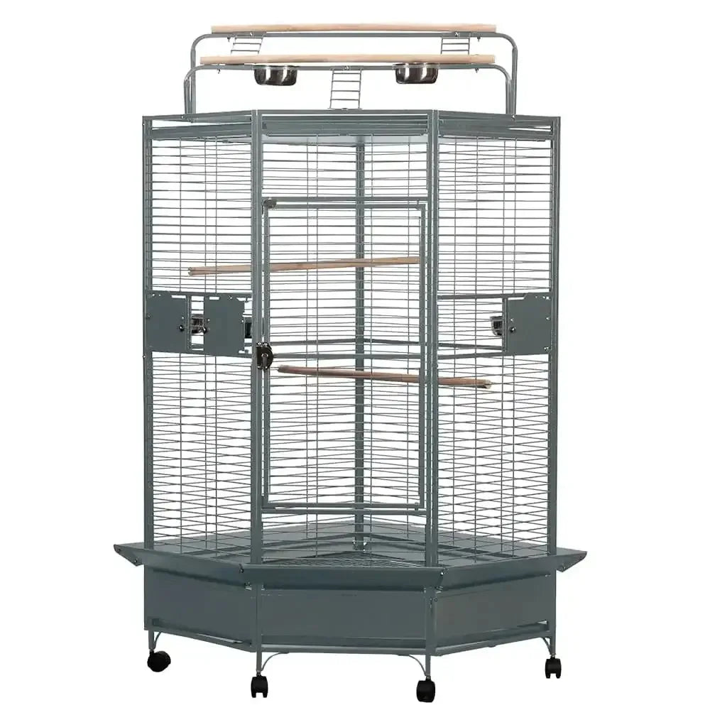 Large Corner Bird Cage 33"x33"x72" A&E Cage Company