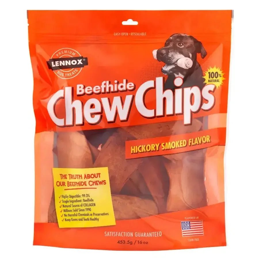 Lennox Beefhide Chew Chips Dog Treat 16 oz - Talis Us