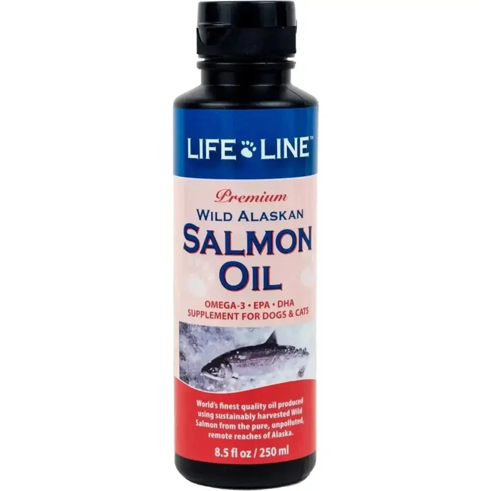 Life Line Pet Nutrition Wild Alaskan Salmon Oil Omega - 3 Supplement for Skin & Coat - Talis Us