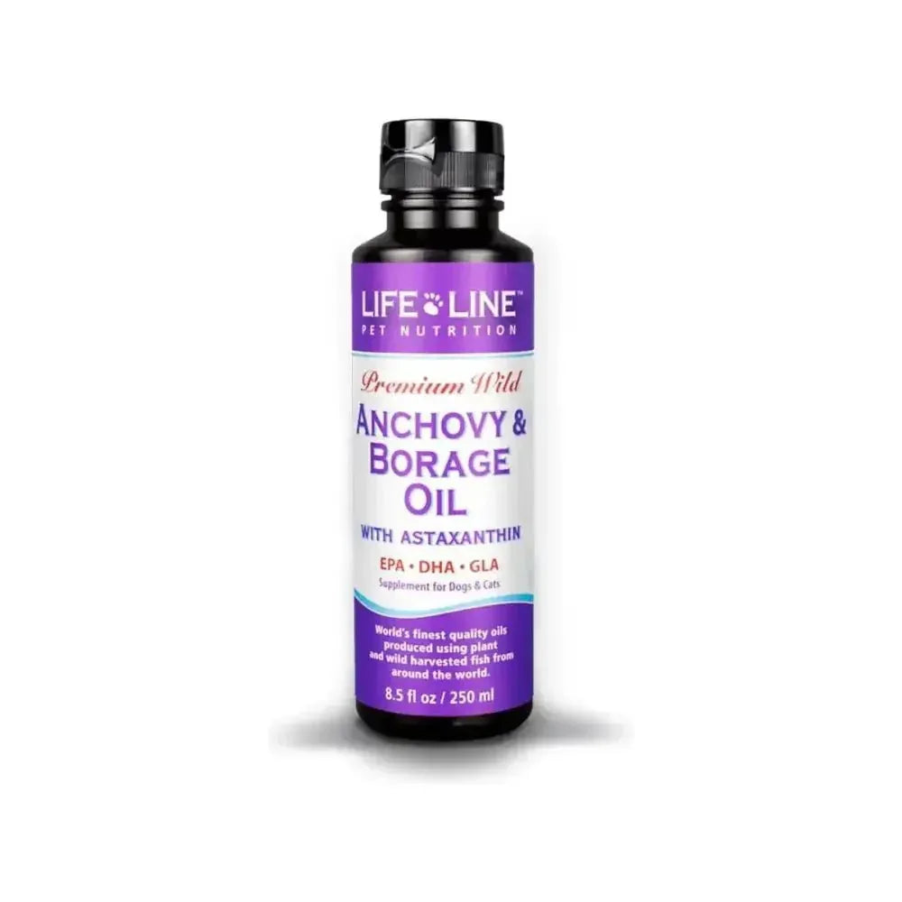 Life Line Pet Nutrition Wild Anchovy/Borage Premium Fish Oil Supplement for Dogs and Cat - Talis Us