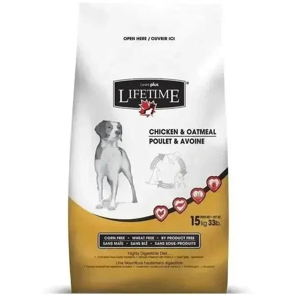 Lifetime Chicken and Oatmeal Dry Dog Food - Talis Us