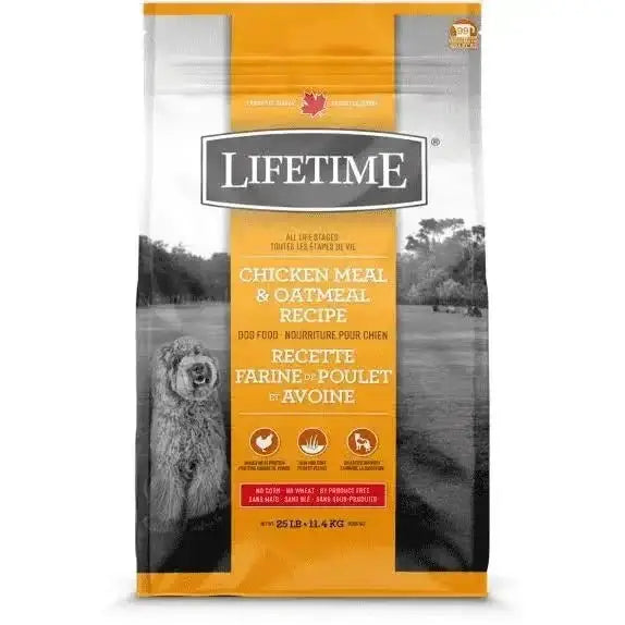 Lifetime Chicken and Oatmeal Dry Dog Food - Talis Us