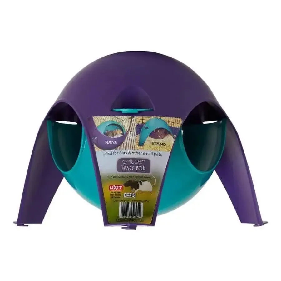Lixit Critter Space Pod Small Animal House Lixit