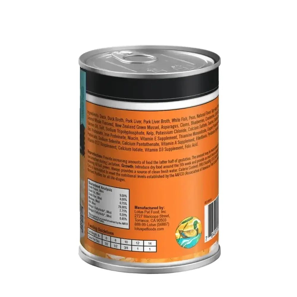 Lotus Duck Pate Grain - Free Canned Cat Food - Talis Us