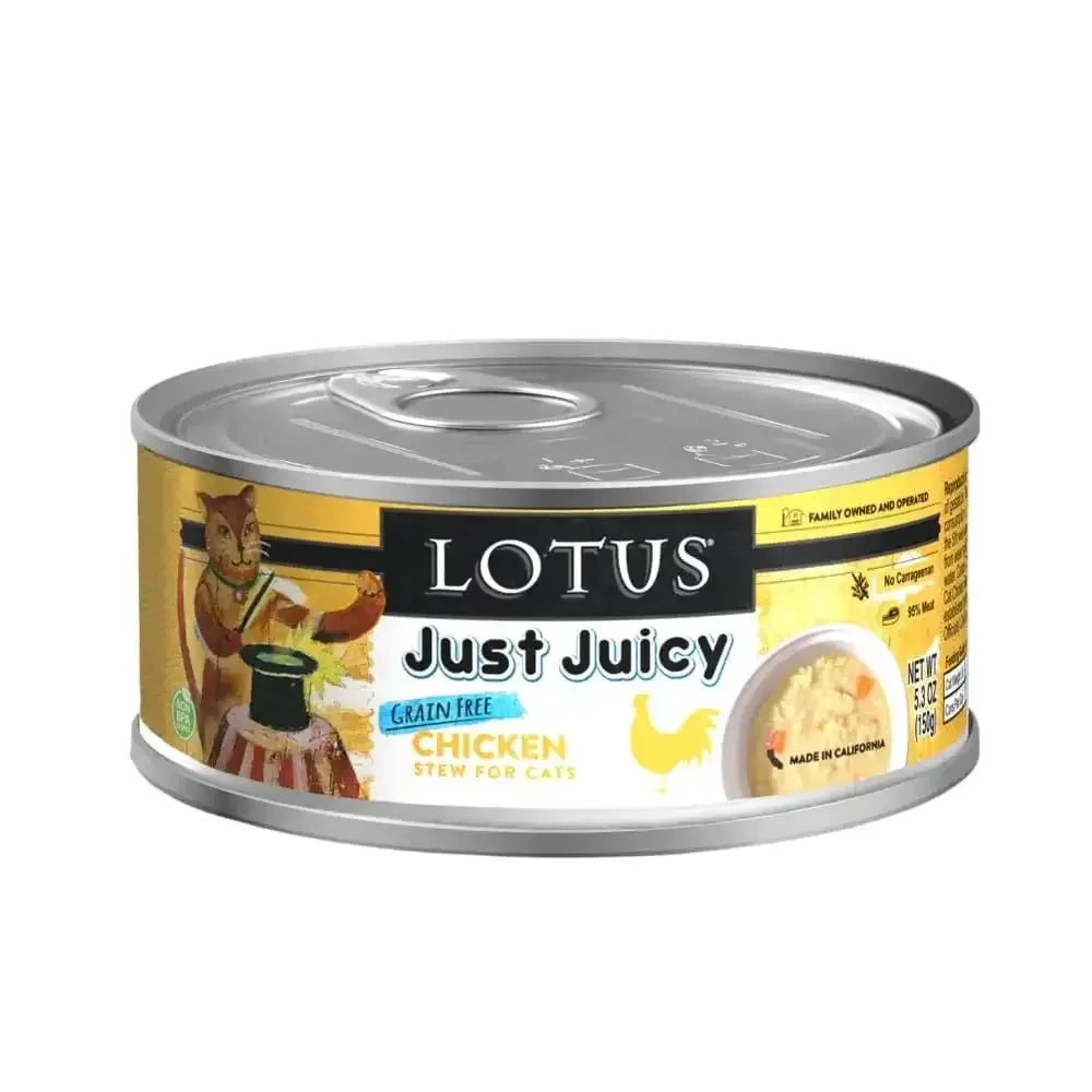 Lotus Just Juicy Chicken Stew Grain - Free Canned Cat Food - Talis Us
