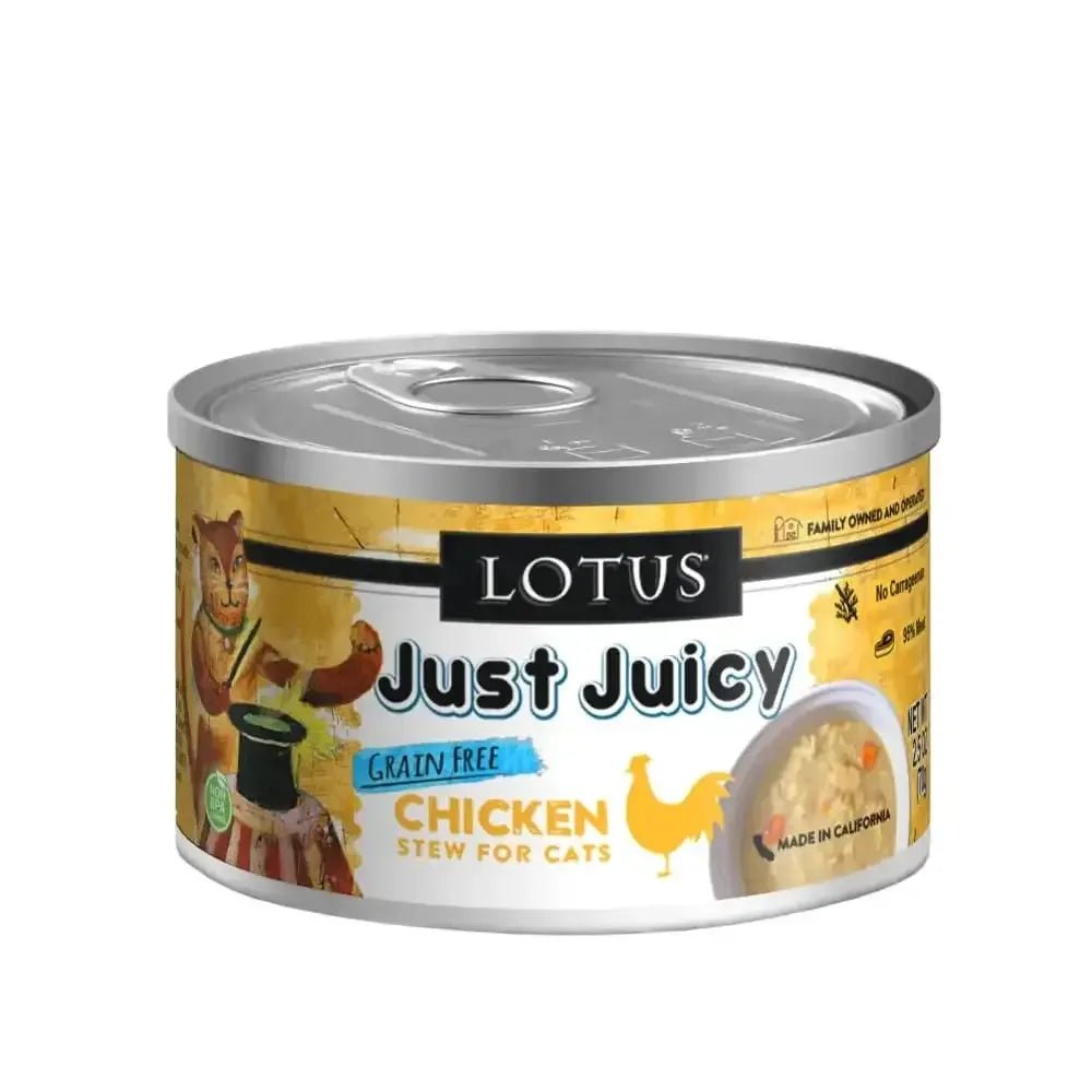 Lotus Just Juicy Chicken Stew Grain - Free Canned Cat Food - Talis Us