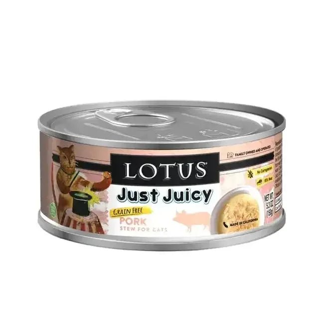 Lotus Just Juicy Pork Stew Grain - Free Canned Cat Food - Talis Us