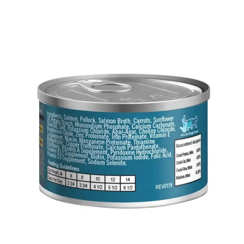 Lotus Just Juicy Salmon & Pollock Stew Grain - Free Canned Cat Food - Talis Us