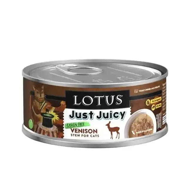 Lotus Just Juicy Venison Stew Grain - Free Canned Cat Food - Talis Us
