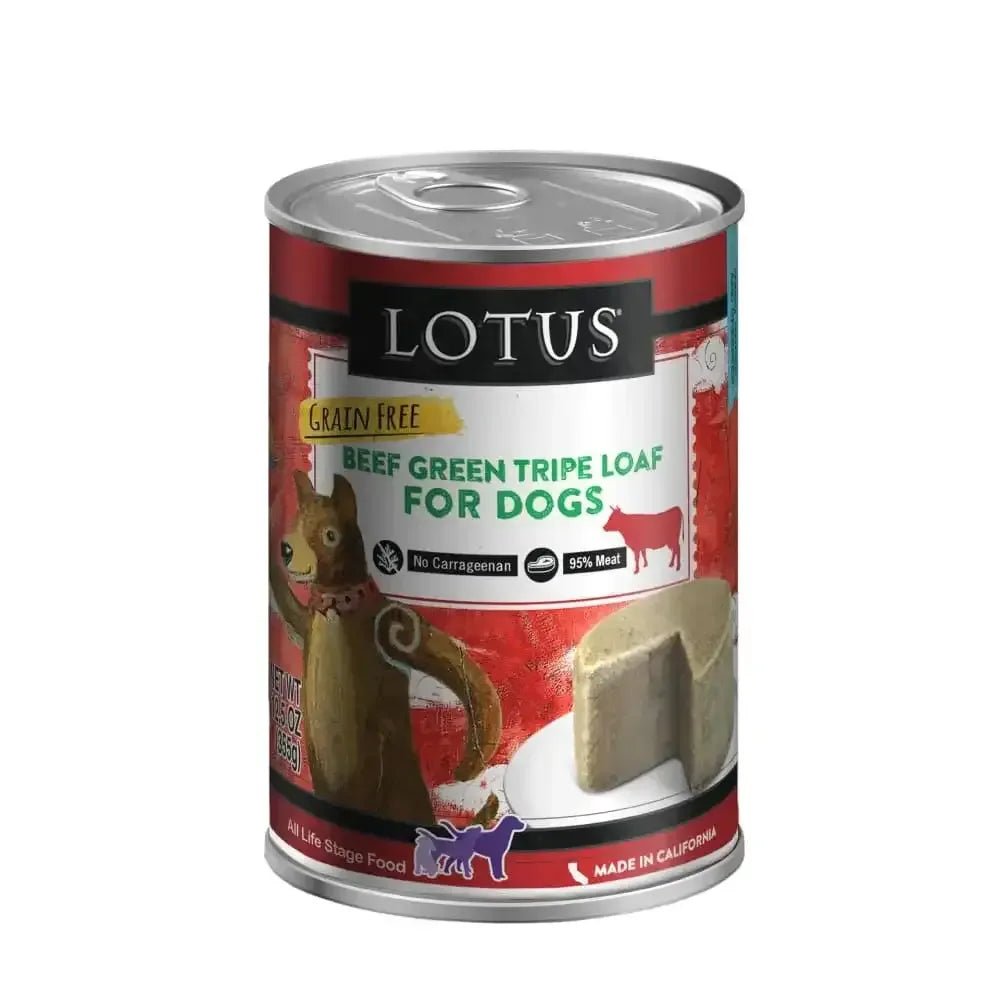 Lotus Loaf Beef Tripe Recipe Grain - Free Canned Dog Food - Talis Us
