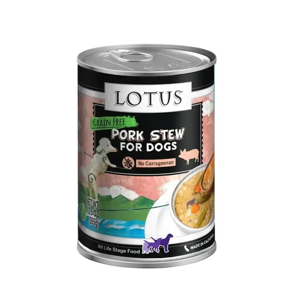 Lotus Pork Stew Grain - Free Canned Dog Food - Talis Us