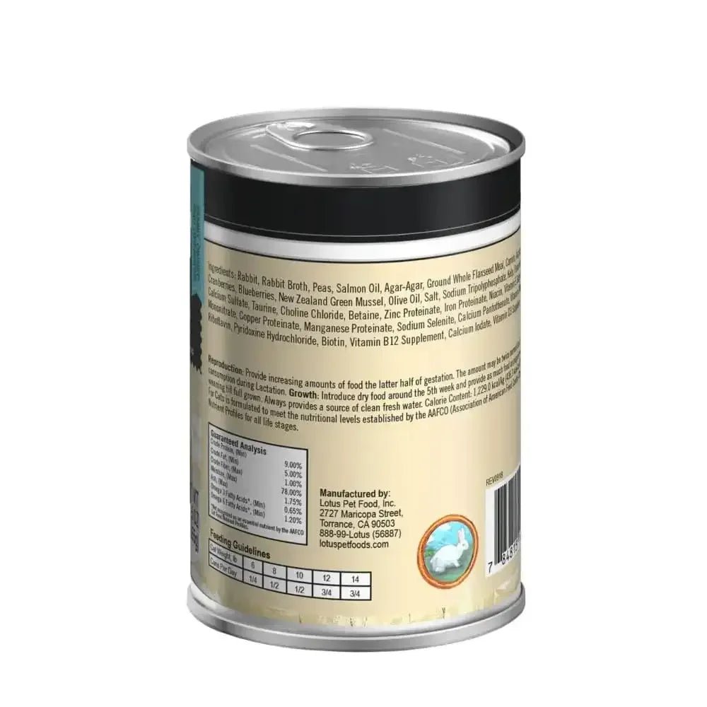 Lotus Rabbit Grain - Free Pate Canned Cat Food - Talis Us