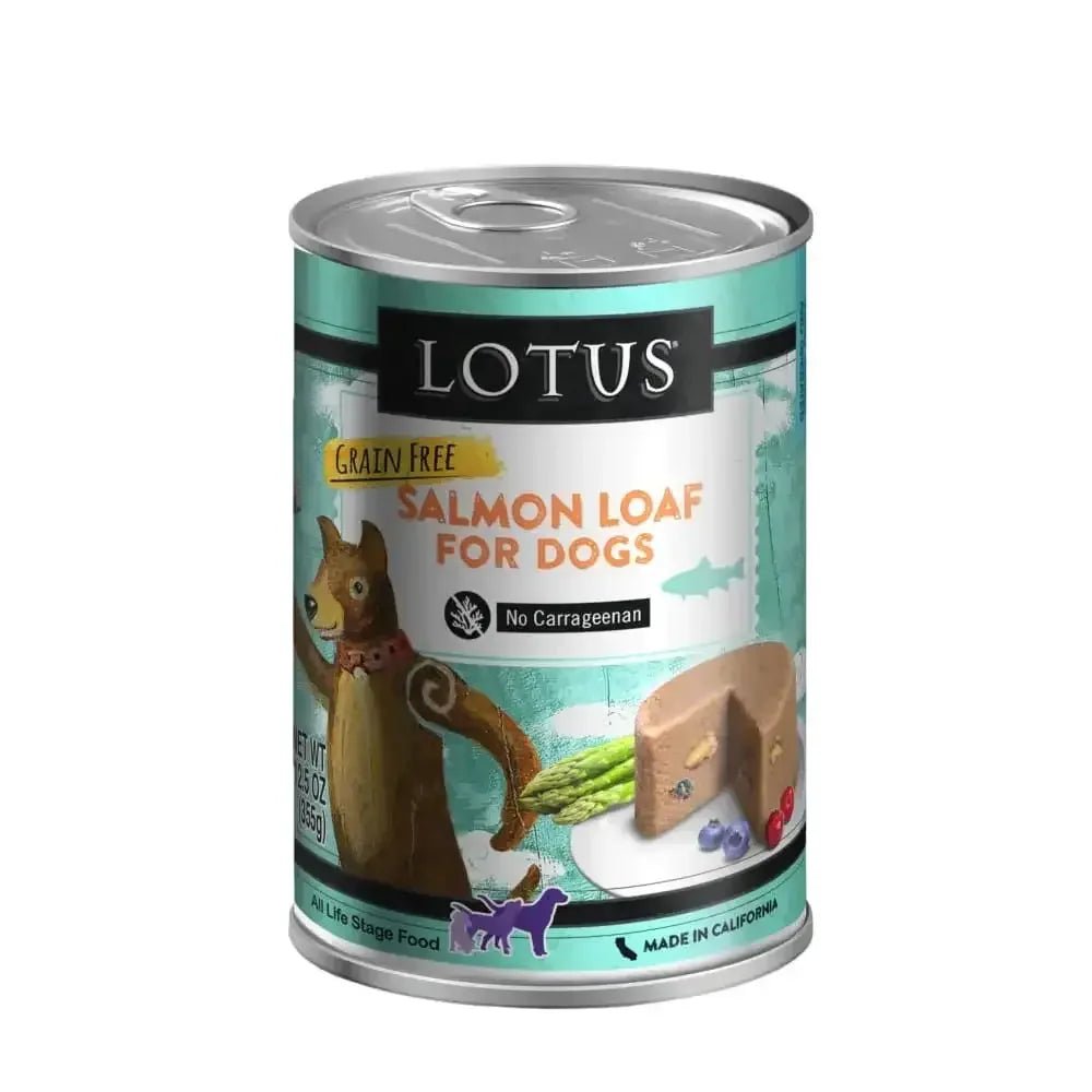Lotus Salmon Loaf Grain - Free Canned Dog Food 12/12.5oz - Talis Us