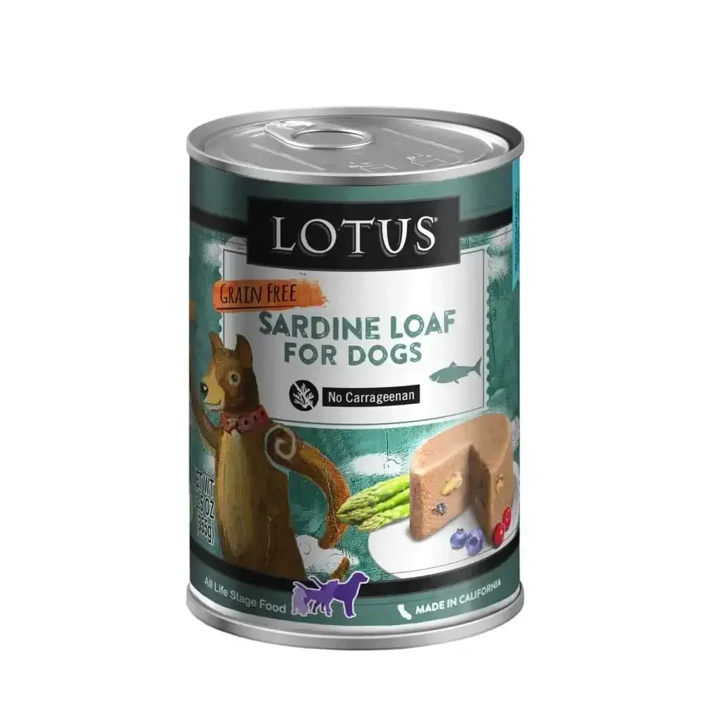 Lotus Sardine Loaf Grain - Free Canned Dog Food 12/12.5oz - Talis Us