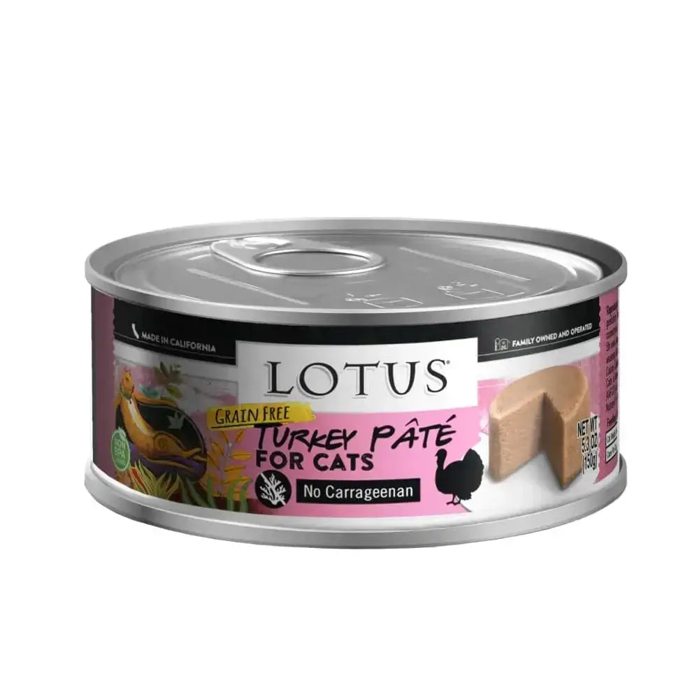 Lotus Turkey Pate Grain-Free Canned Cat Food Lotus