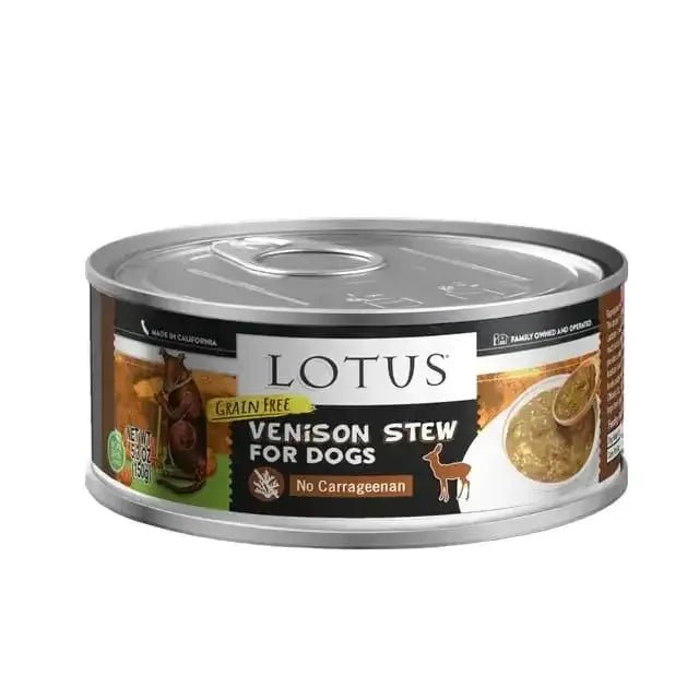 Lotus Venison Stew Grain - Free Canned Dog Food - Talis Us