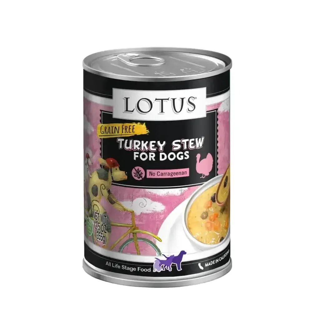 Lotus Wholesome Turkey Stew Grain - Free Canned Dog Food - Talis Us