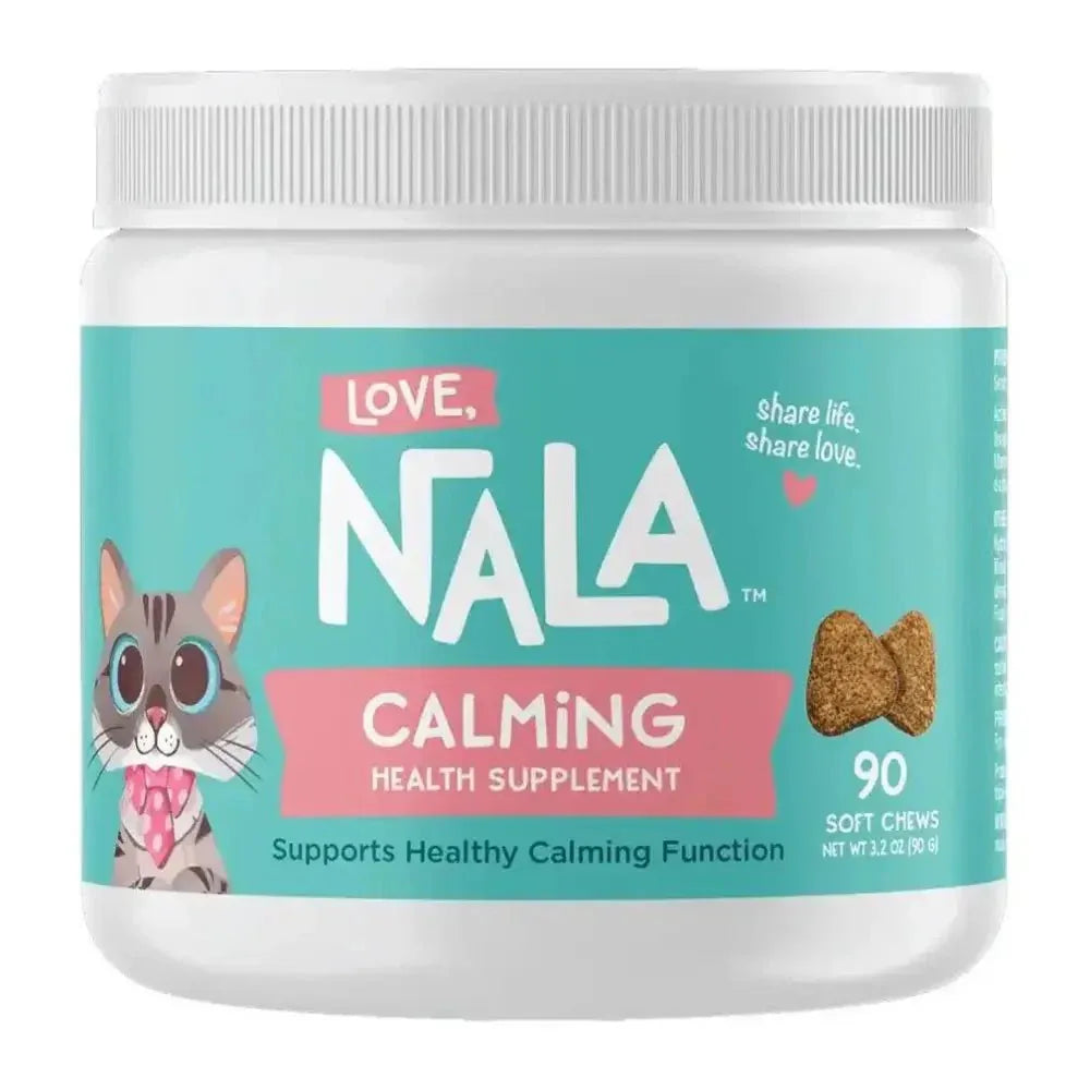 Love, Nala Calming Health Supplements Cat Soft Chews 90 Count - Talis Us