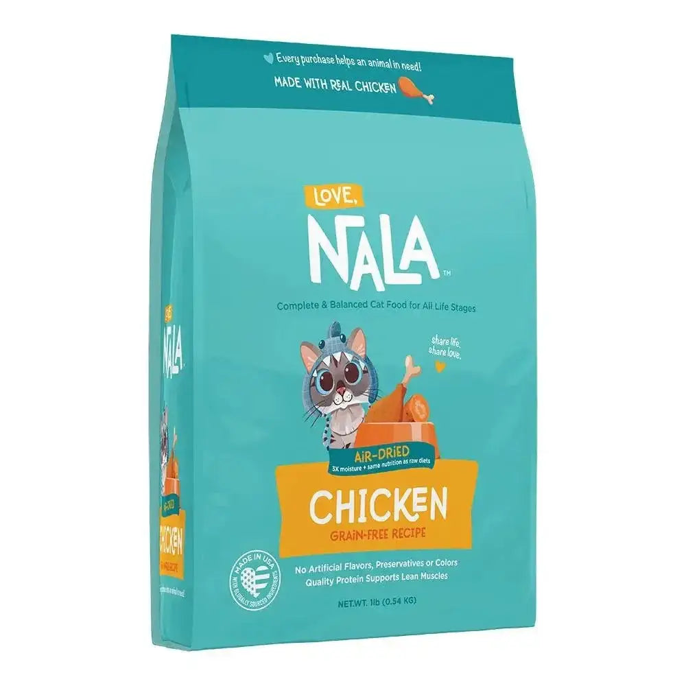 Love, Nala Chicken Grain Free Air - Dried Adult Cat Food 1lb - Talis Us