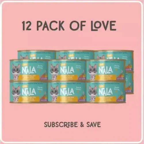 Love, Nala Flaked Chicken with Pumpkin Recipe in Broth Cat Food 2.8oz case of 12 - Talis Us