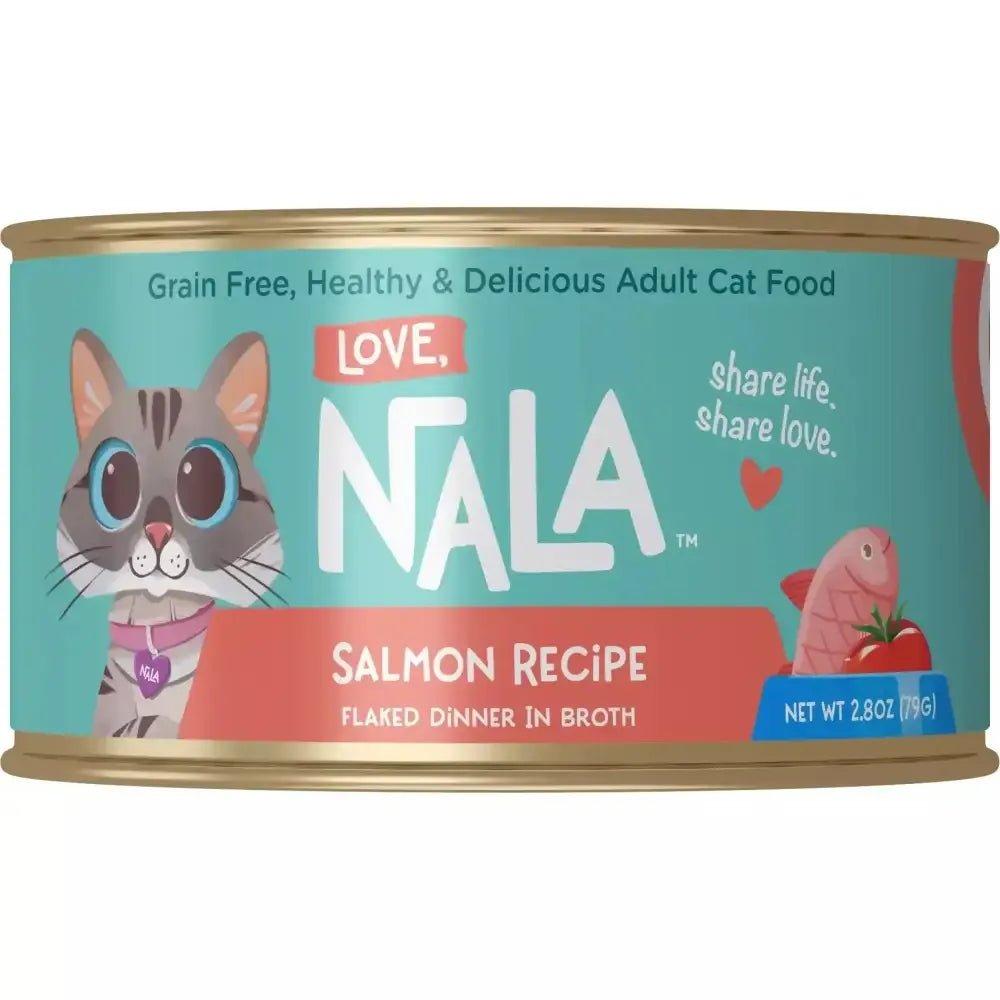 Love, Nala Flaked Salmon Recipe in Broth Cat Food 2.8oz - Talis Us
