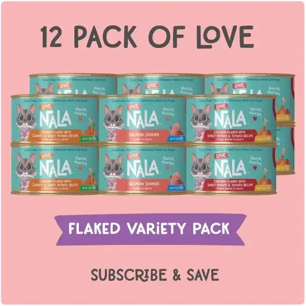Love, Nala Flaked Variety Pack 2.8oz - 12 per Case Love Nala